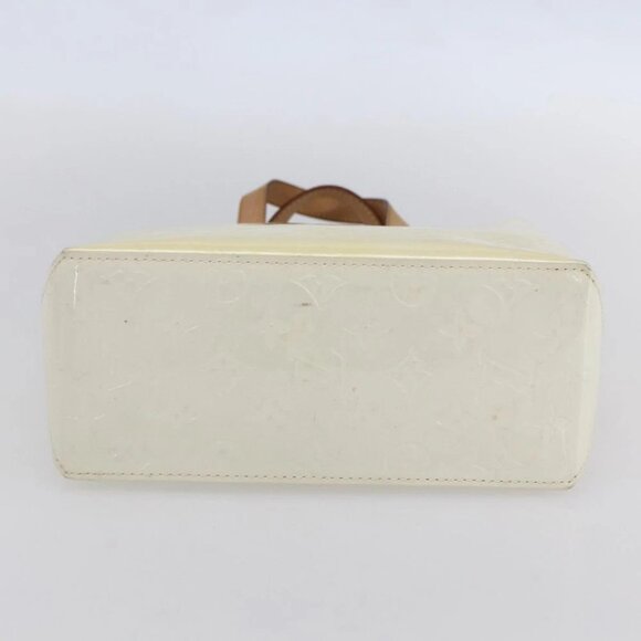 LOUIS VUITTON Monogram Vernis Reade PM Hand Bag Perle - Picture 4 of 15